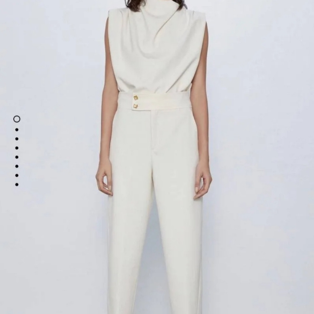 Zara White Pants